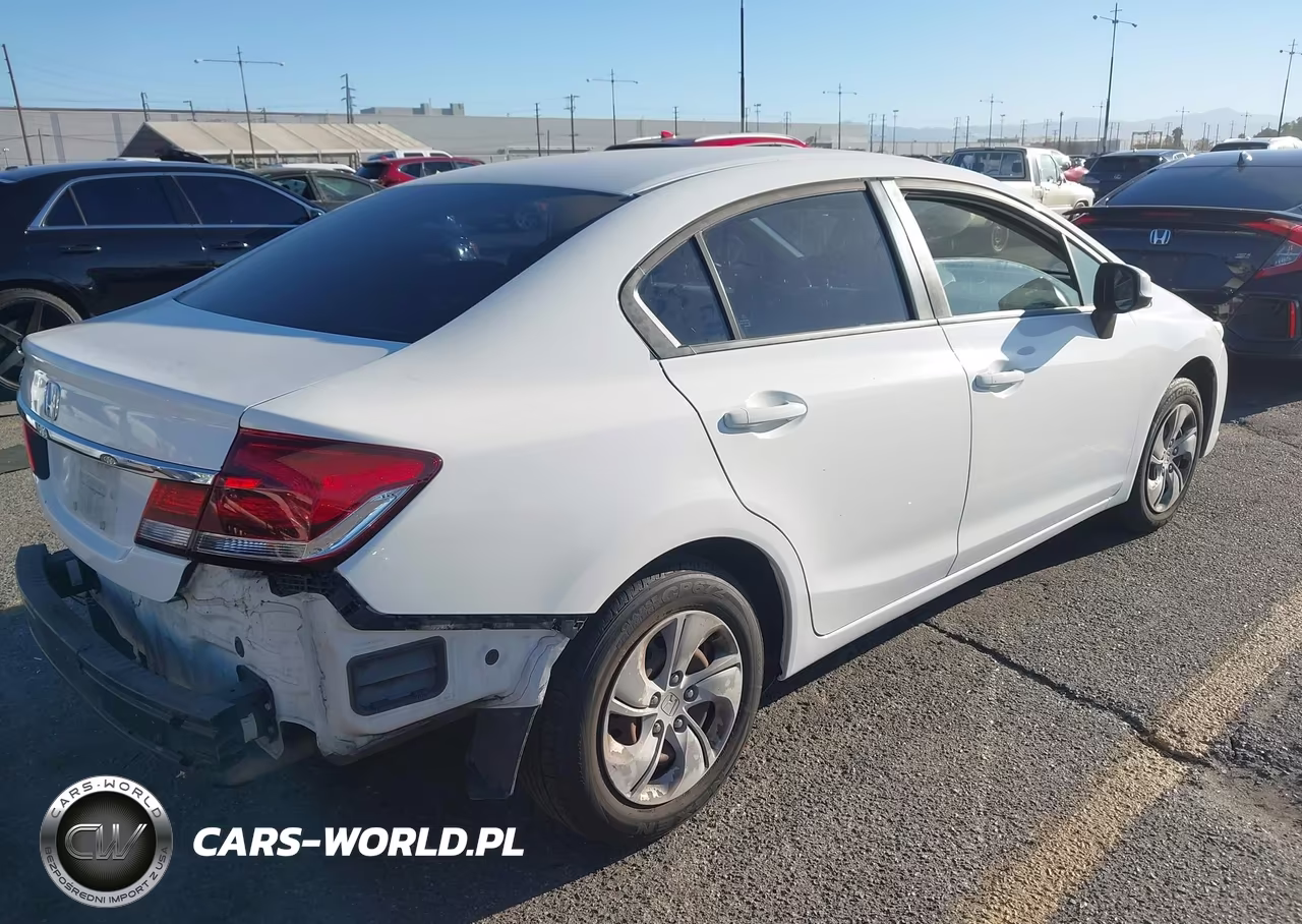 2013 Honda Civic Lx VIN:19XFB2F54DE287665 - 4