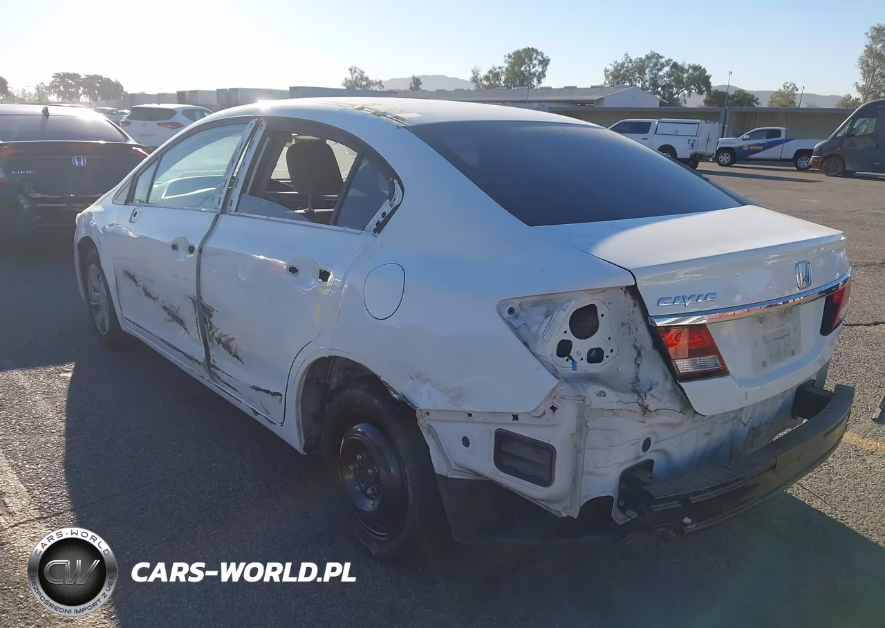 2013 Honda Civic Lx VIN:19XFB2F54DE287665 - 6