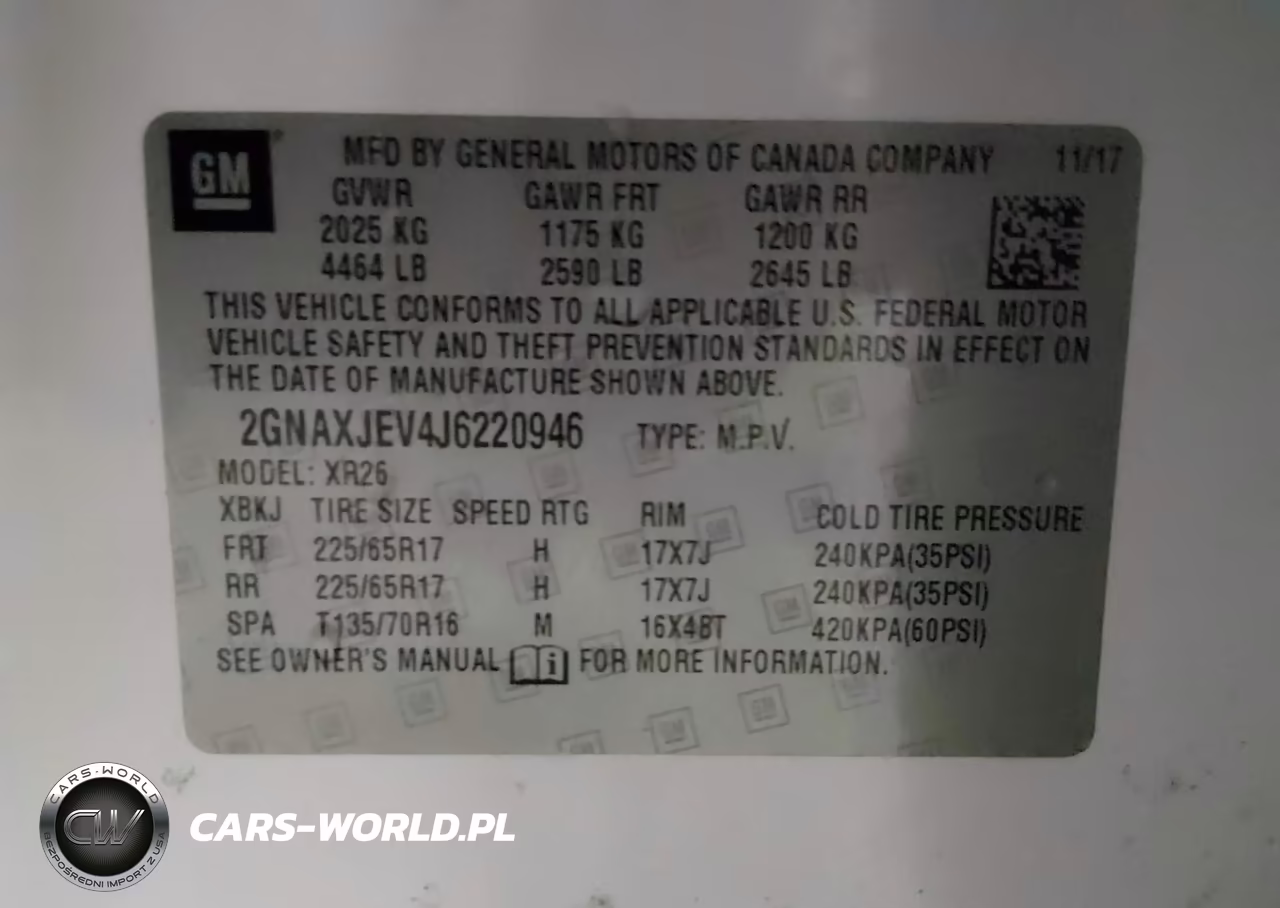 2018 Chevrolet Equinox Lt VIN:2GNAXJEV4J6220946 - 9