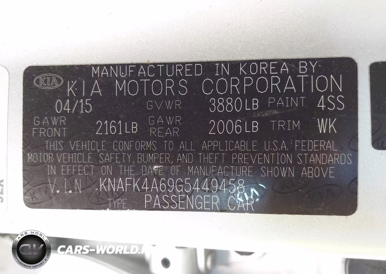 2016 Kia Forte Lx VIN:KNAFK4A69G5449458 - 9