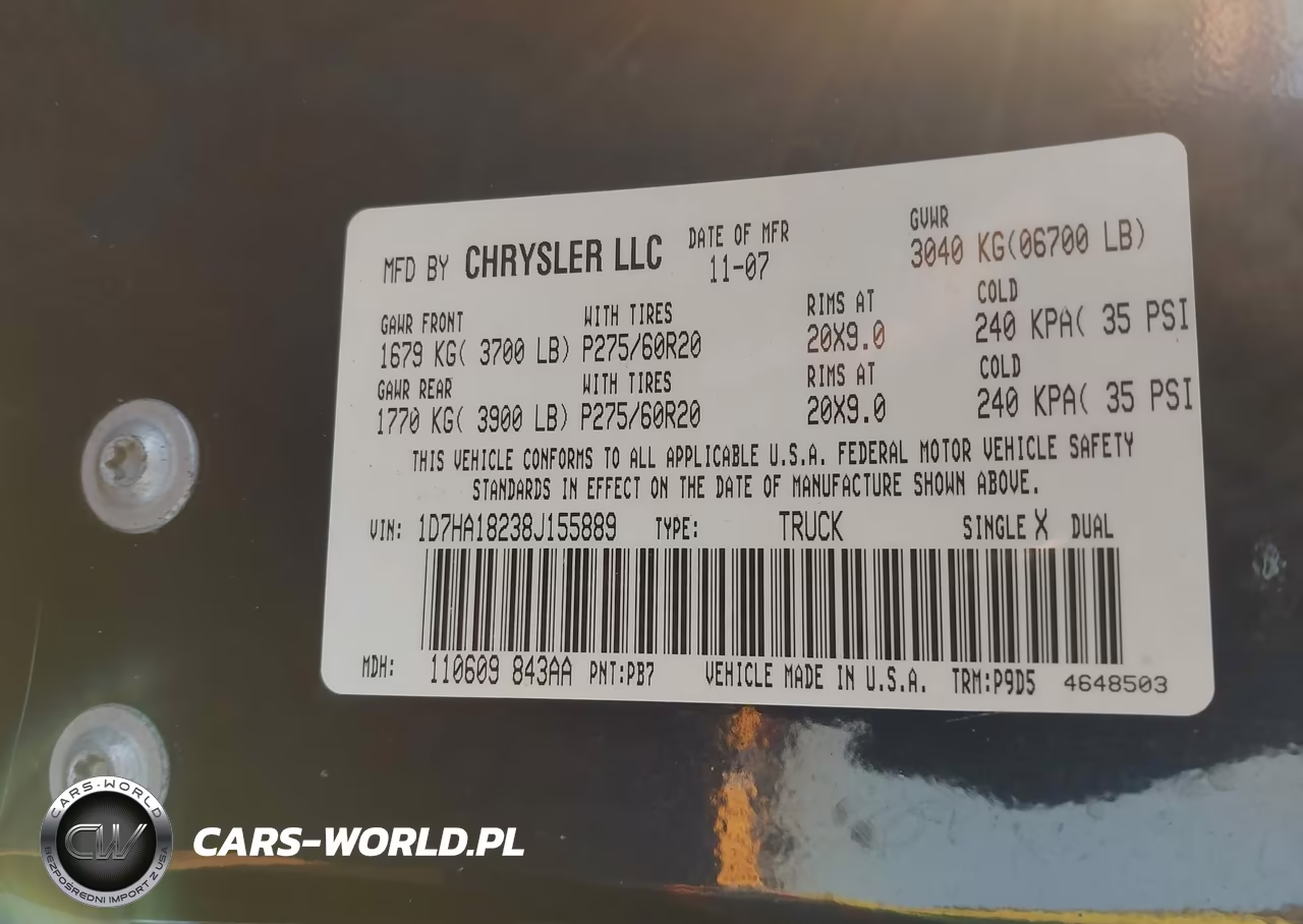 2008 Dodge Ram 1500 Slt VIN:1D7HA18238J155889 - 9