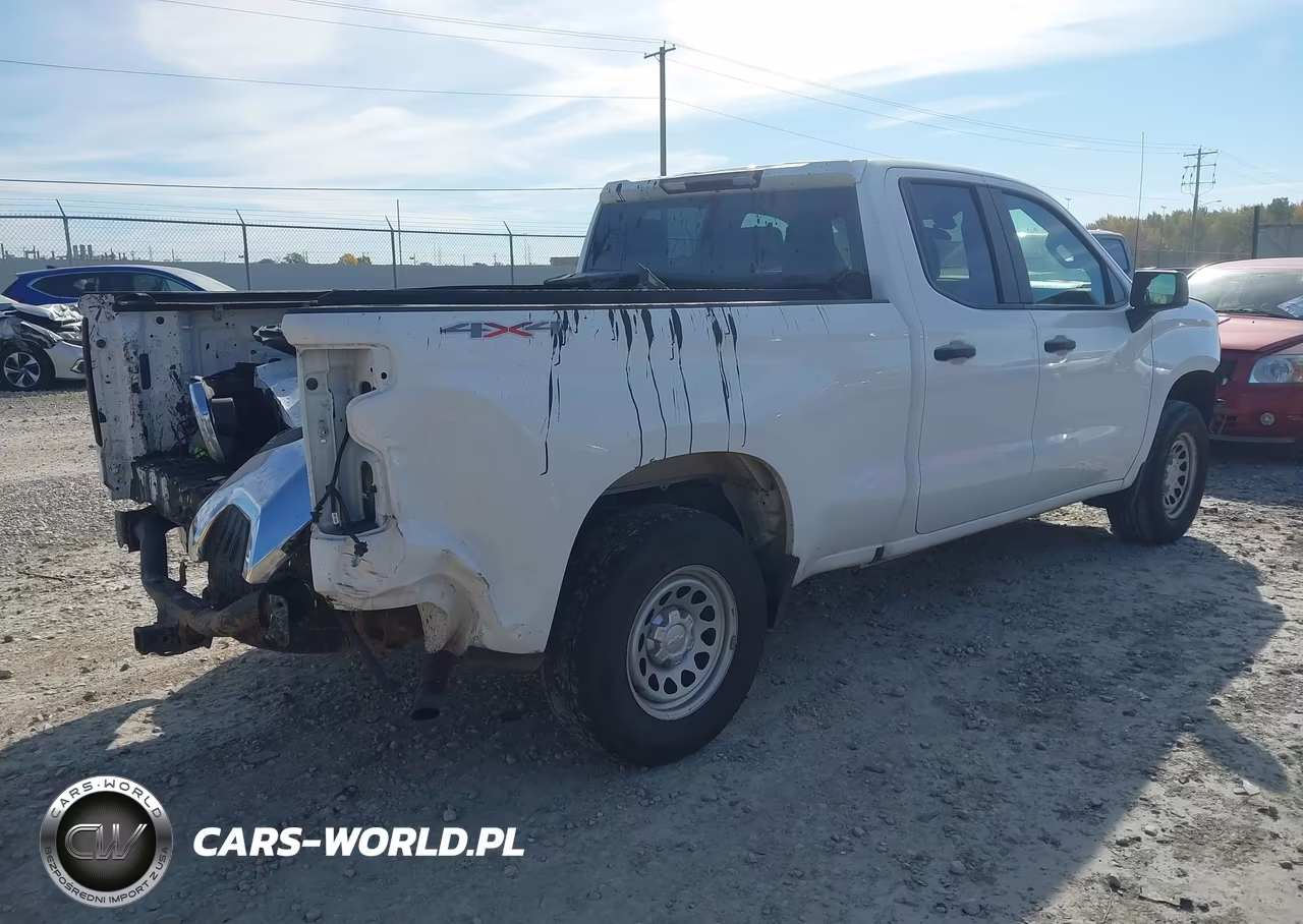 2021 Chevrolet Silverado 1500 4Wd Standard Bed Wt VIN:1GCRYAEF9MZ338372 - 4