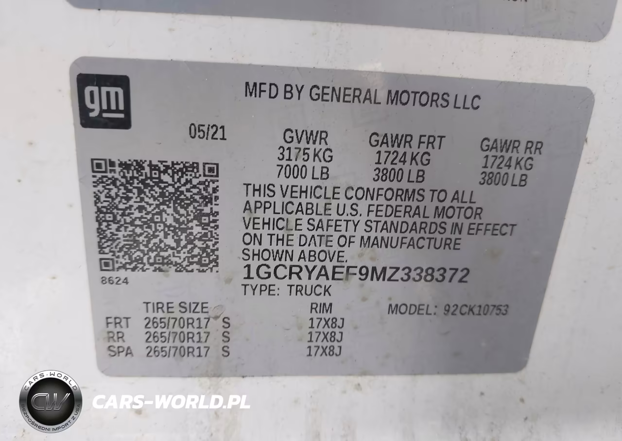 2021 Chevrolet Silverado 1500 4Wd Standard Bed Wt VIN:1GCRYAEF9MZ338372 - 9
