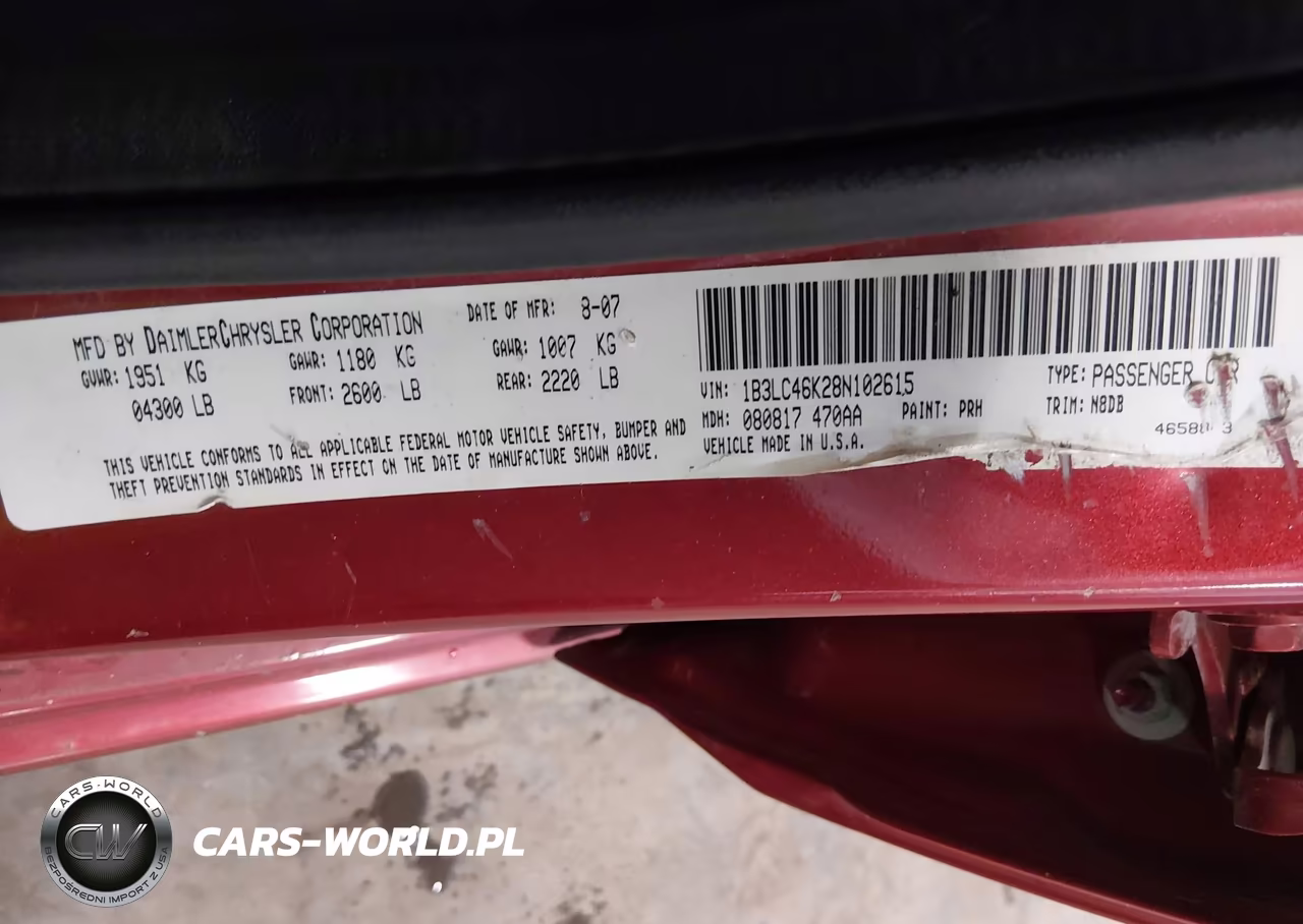 2008 Dodge Avenger Se VIN:1B3LC46K28N102615 - 9