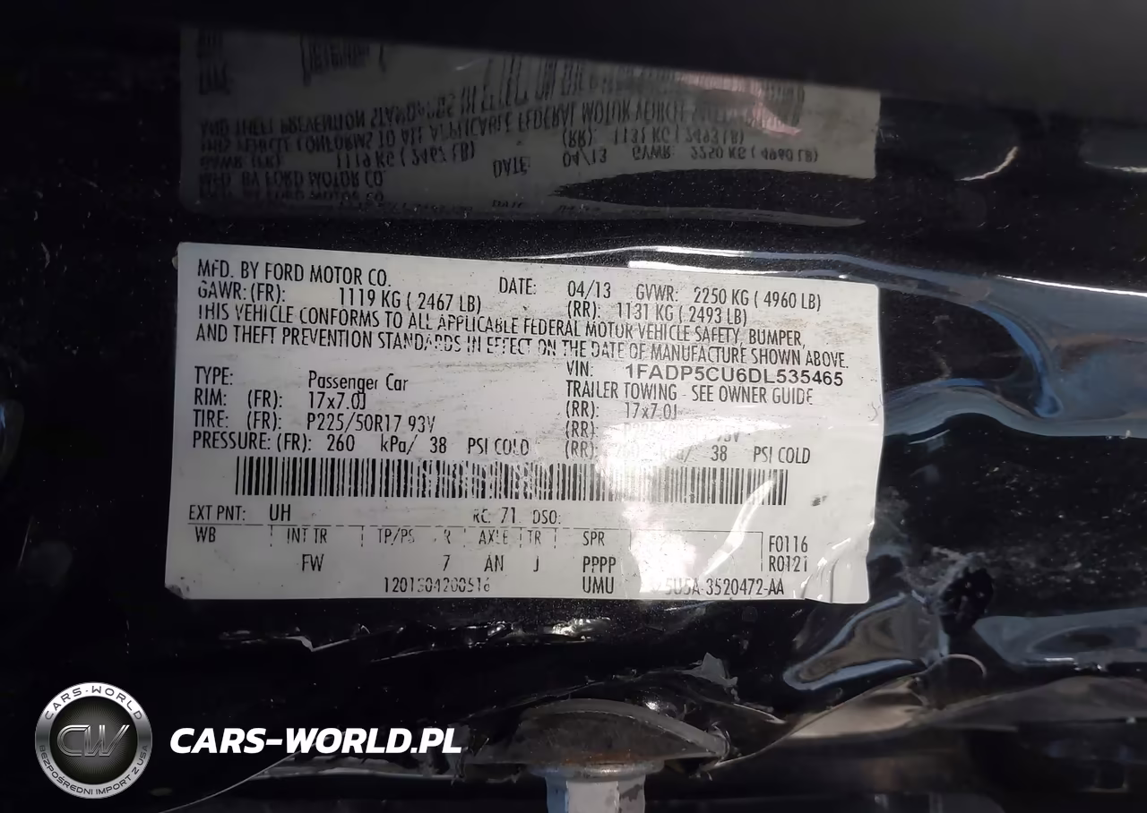 2013 Ford C-Max Energi Sel VIN:1FADP5CU6DL535465 - 9
