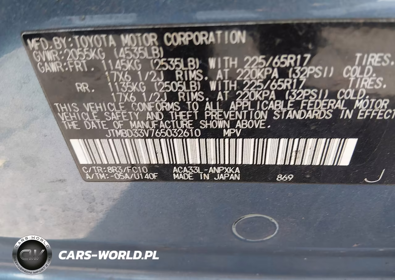 2006 Toyota Rav4 VIN:JTMBD33V765032610 - 9