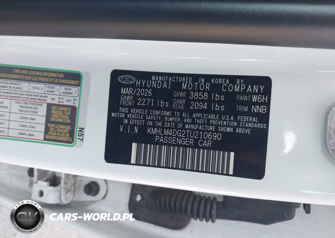 2026 Hyundai Elantra Sel Sport VIN:KMHLM4DG2TU210690 - 9