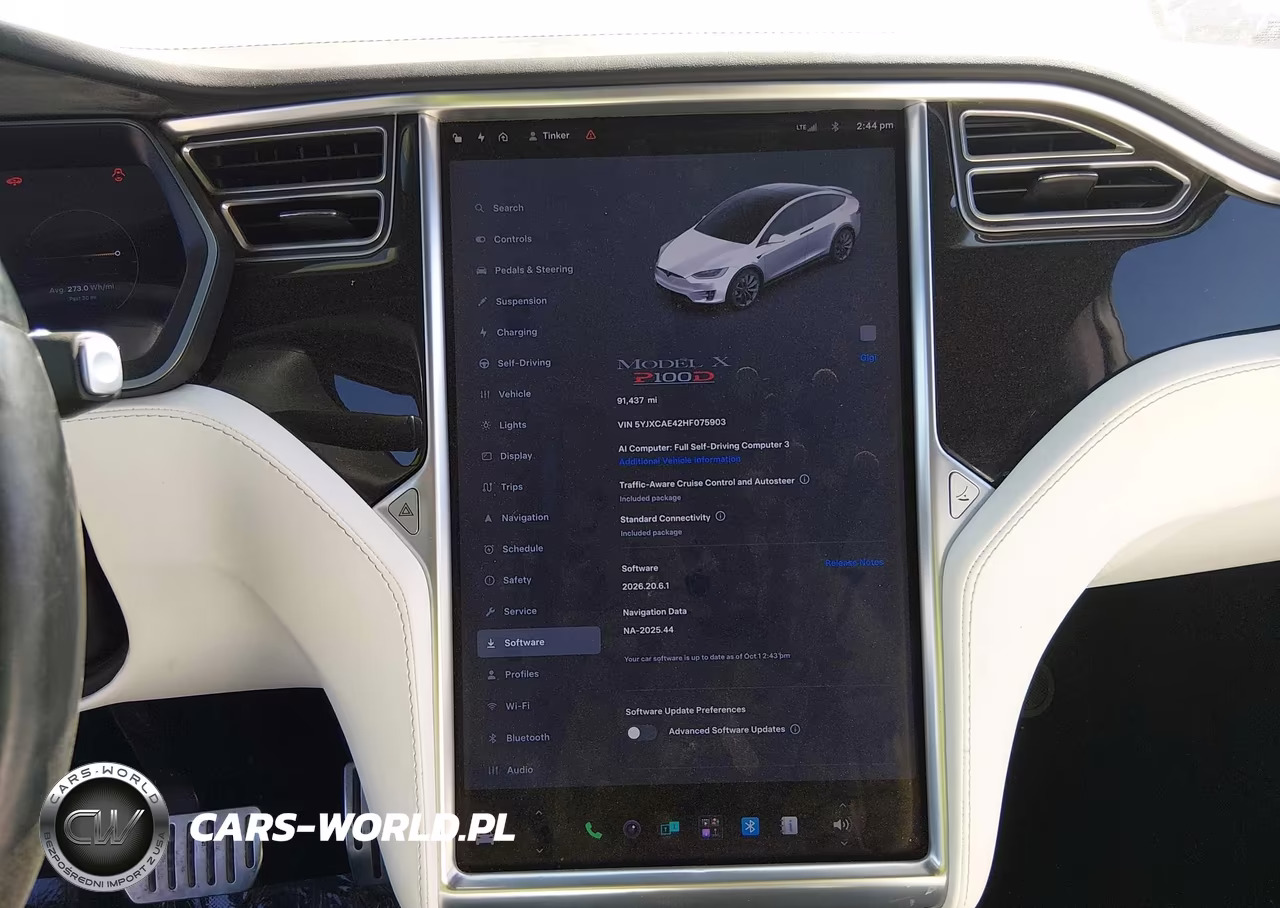 2017 Tesla Model X P100D VIN:5YJXCAE42HF075903 - 7