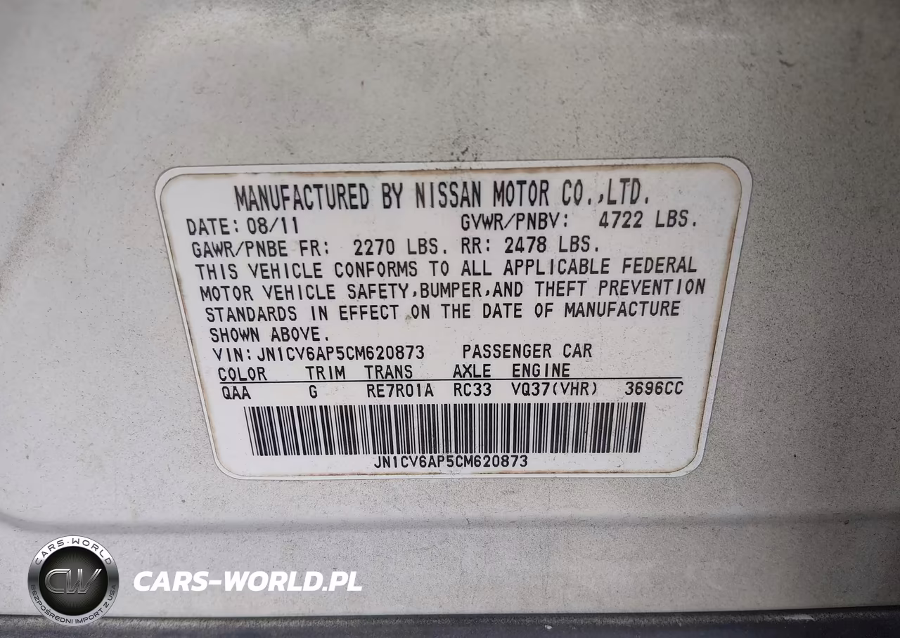 2012 Infiniti G37 Journey VIN:JN1CV6AP5CM620873 - 9