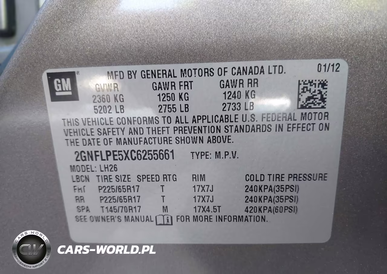 2012 Chevrolet Equinox 2Lt VIN:2GNFLPE5XC6255661 - 9