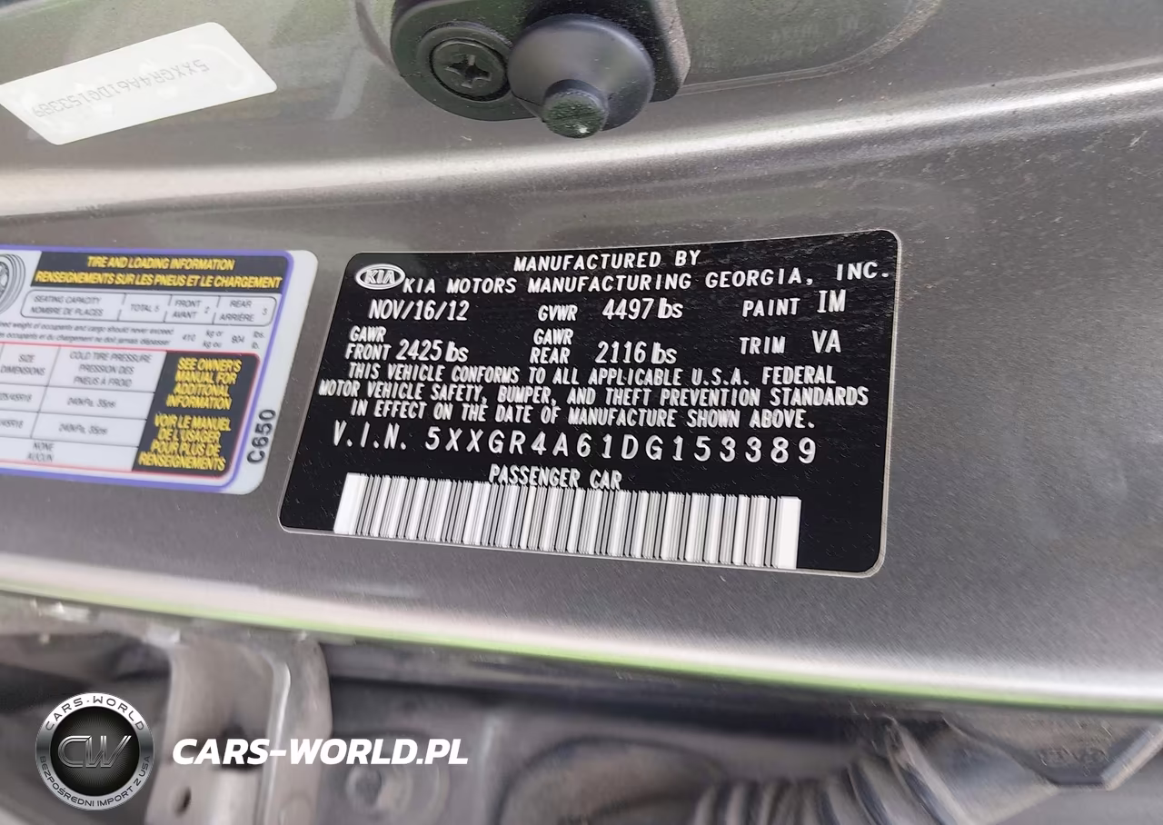 2013 Kia Optima Sx VIN:5XXGR4A61DG153389 - 9