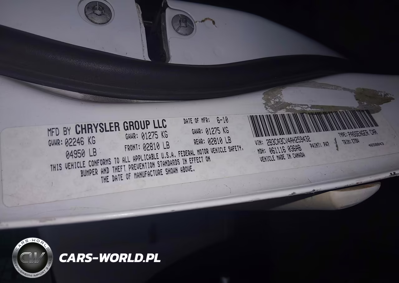 2010 Dodge Charger Sxt VIN:2B3CA3CV4AH259432 - 9
