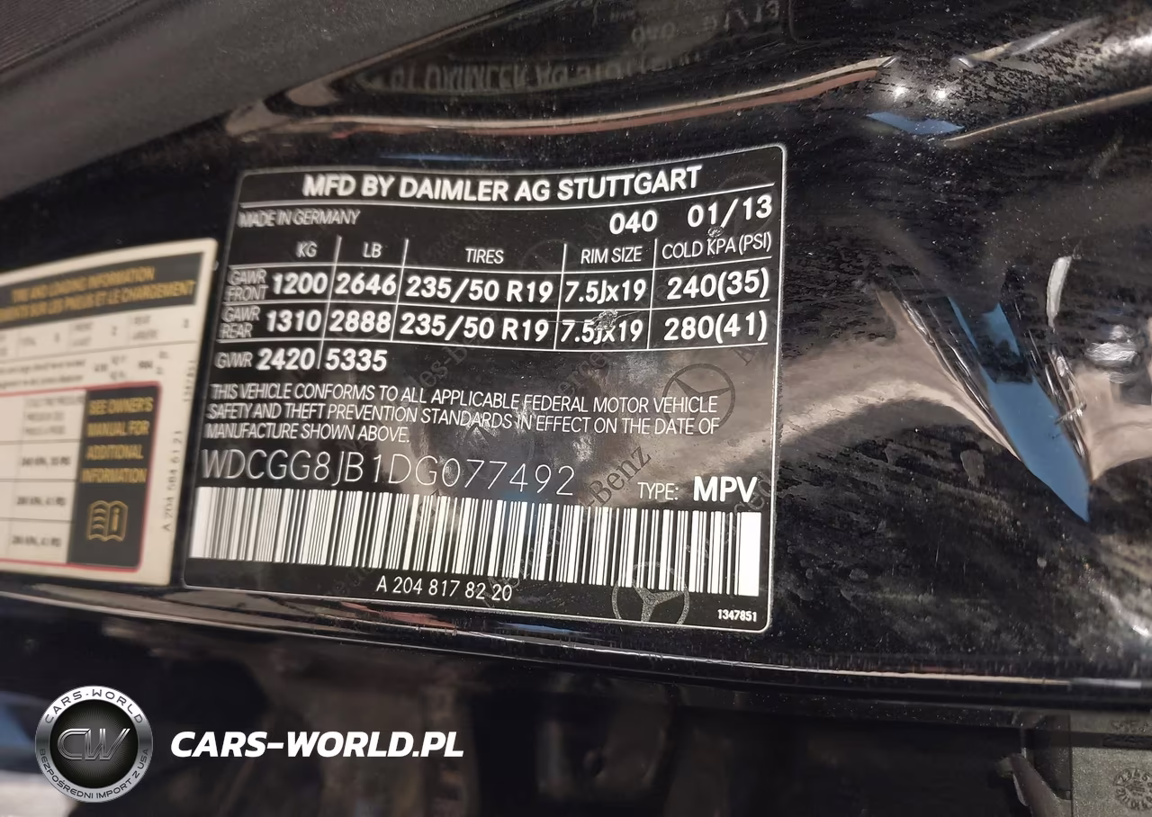 2013 Mercedes-Benz Glk 350 4Matic VIN:WDCGG8JB1DG077492 - 9