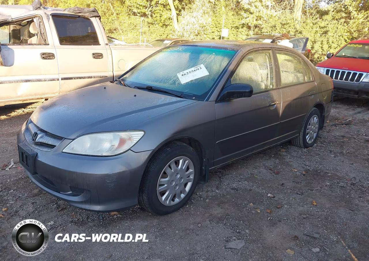 2004 Honda Civic Lx VIN:1HGES16594L001422 - 2