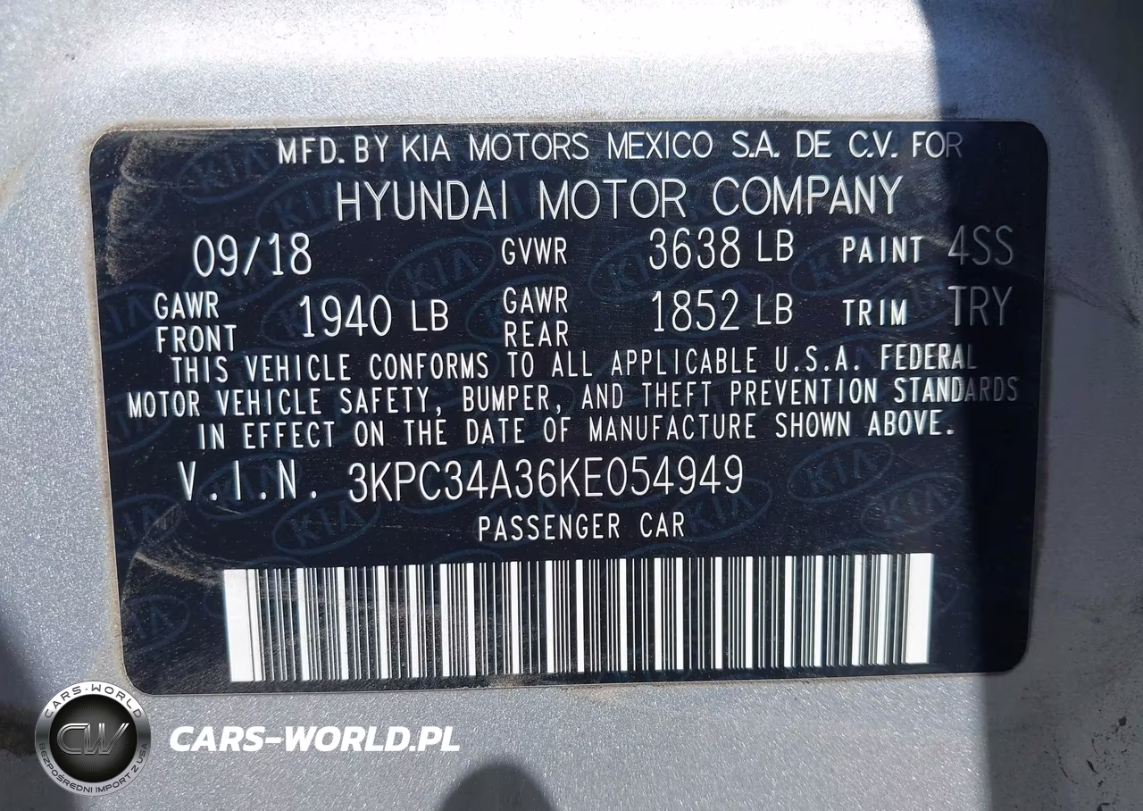2019 Hyundai Accent Limited VIN:3KPC34A36KE054949 - 9