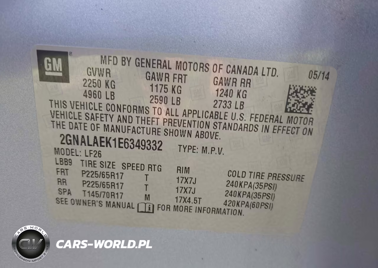 2014 Chevrolet Equinox Ls VIN:2GNALAEK1E6349332 - 9