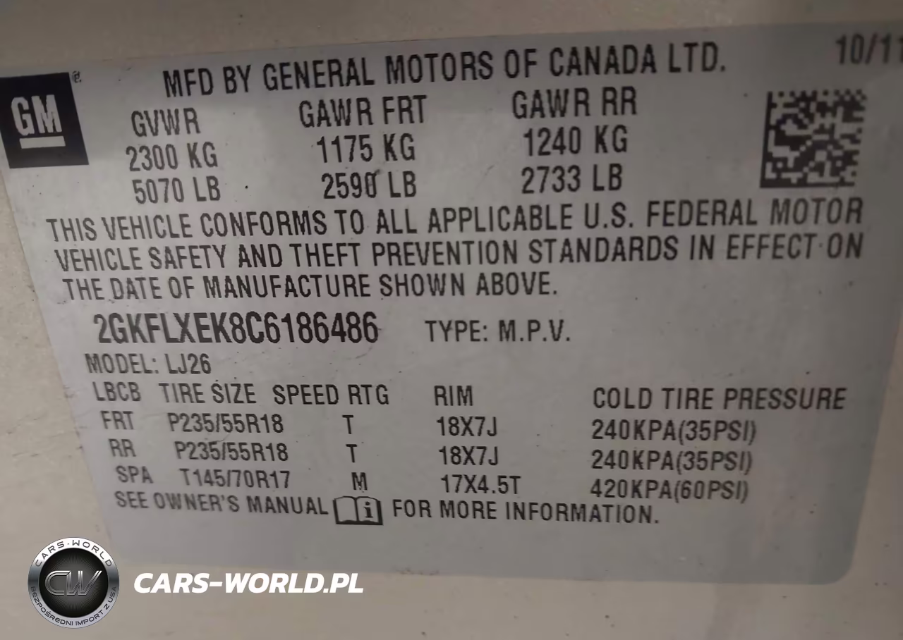 2012 GMC Terrain Slt-2 VIN:2GKFLXEK8C6186486 - 9
