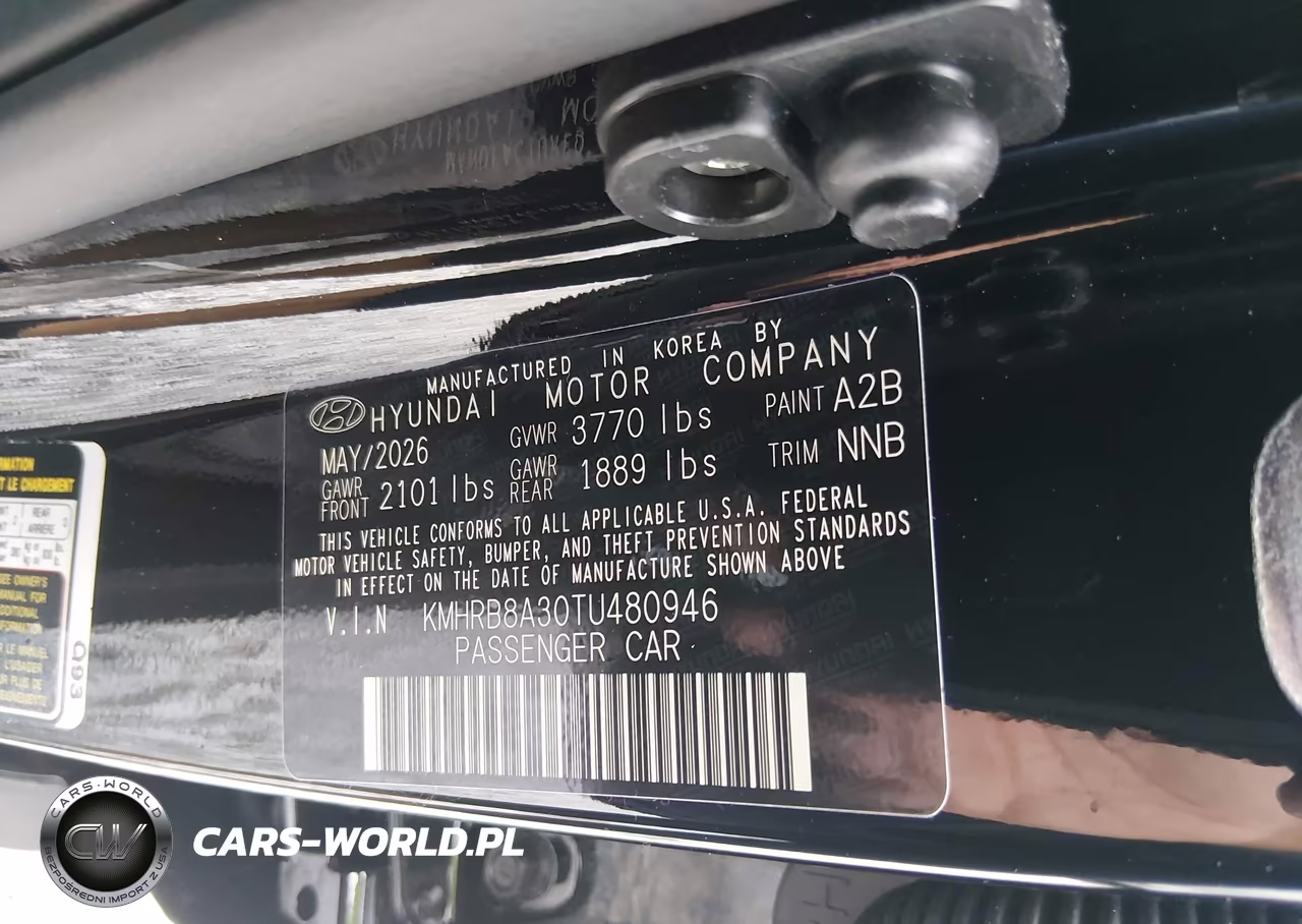 2026 Hyundai Venue Se VIN:KMHRB8A30TU480946 - 9