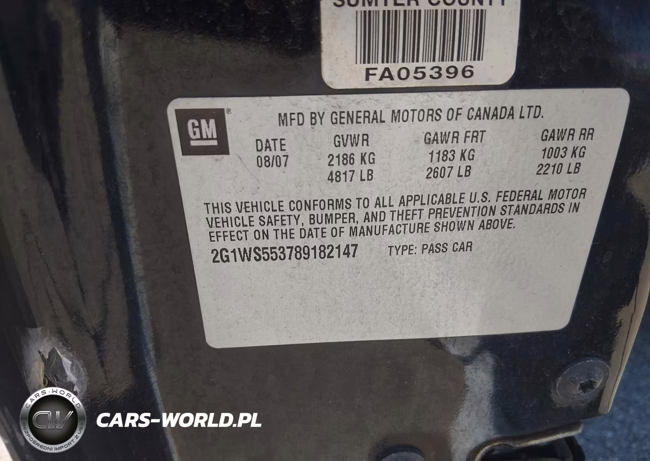 2008 Chevrolet Impala Police Unmarked Police VIN:2G1WS553789182147 - 9