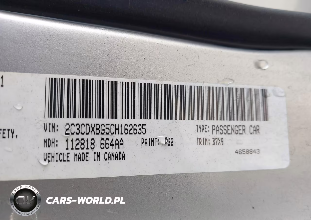 2012 Dodge Charger Se VIN:2C3CDXBG5CH162635 - 9