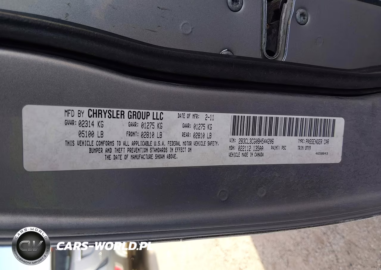 2011 Dodge Charger VIN:2B3CL3CG0BH544206 - 9