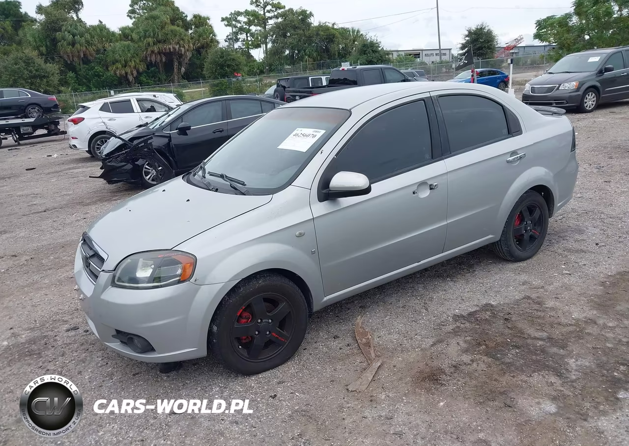 2007 Chevrolet Aveo Lt VIN:KL1TG56687B044819 - 2