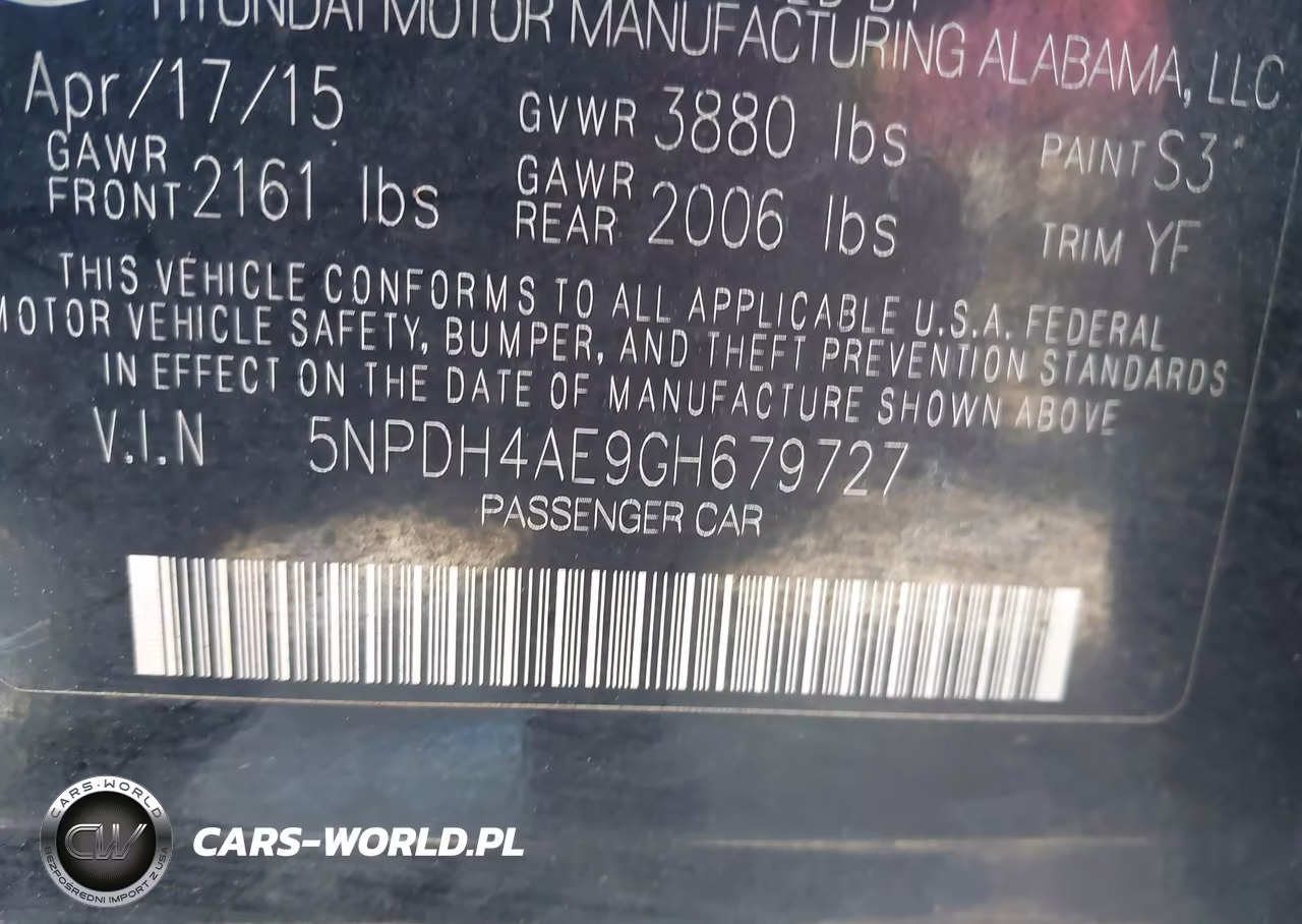 2016 Hyundai Elantra Value Edition VIN:5NPDH4AE9GH679727 - 9