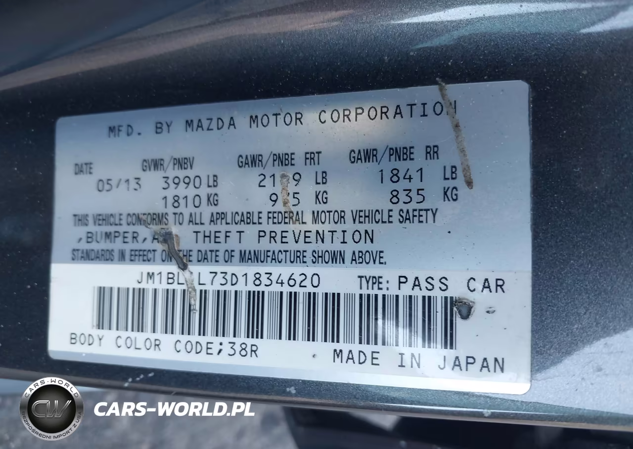 2013 Mazda Mazda3 I Touring VIN:JM1BL1L73D1834620 - 9