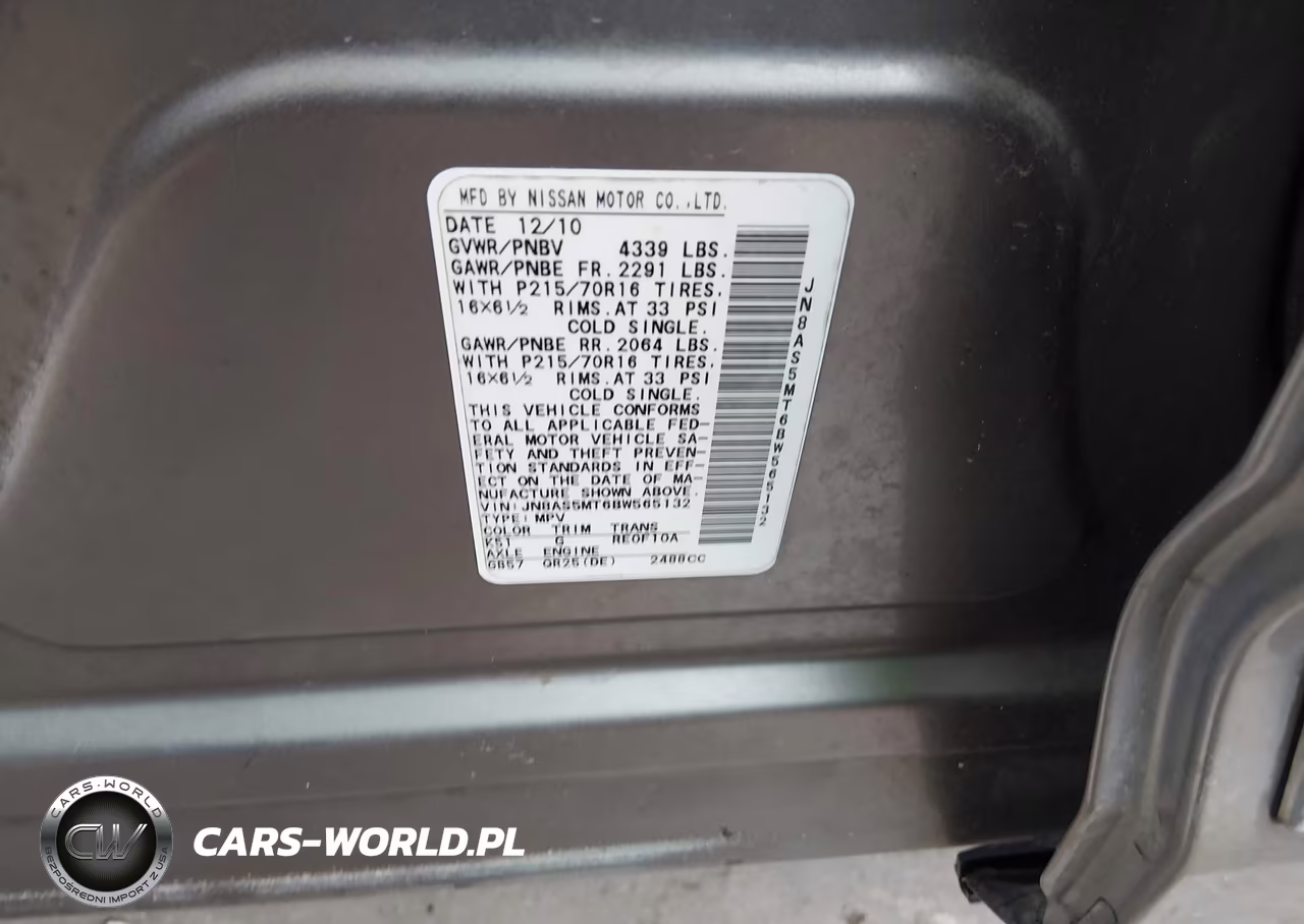 2011 Nissan Rogue S VIN:JN8AS5MT6BW565132 - 9