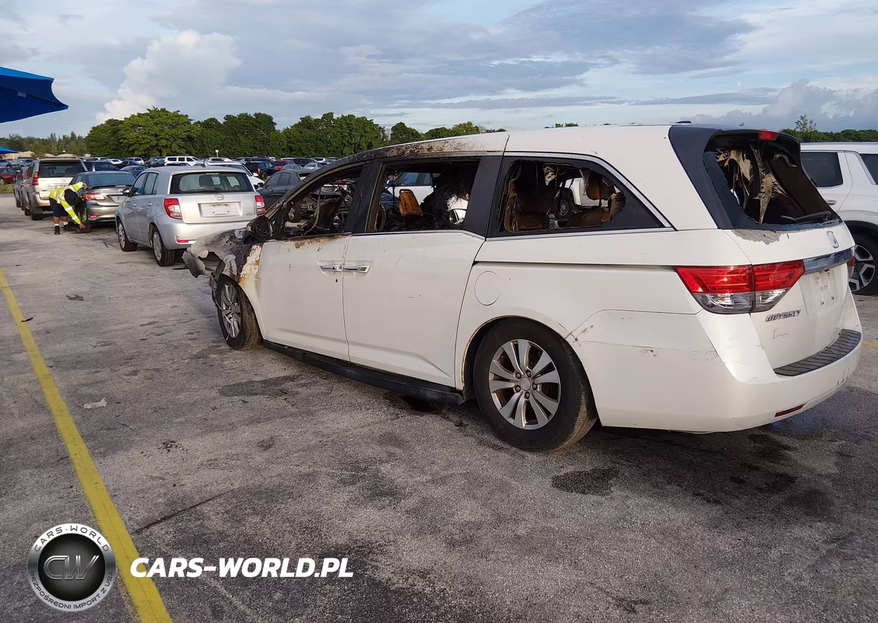 2014 Honda Odyssey Ex-L VIN:5FNRL5H67EB050553 - 3
