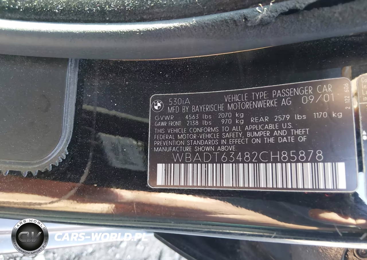 2002 BMW 530Ia VIN:WBADT63482CH85878 - 9