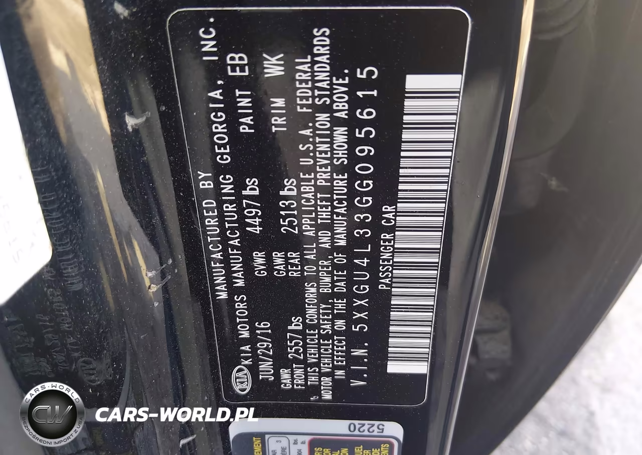2016 Kia Optima Ex VIN:5XXGU4L33GG095615 - 9