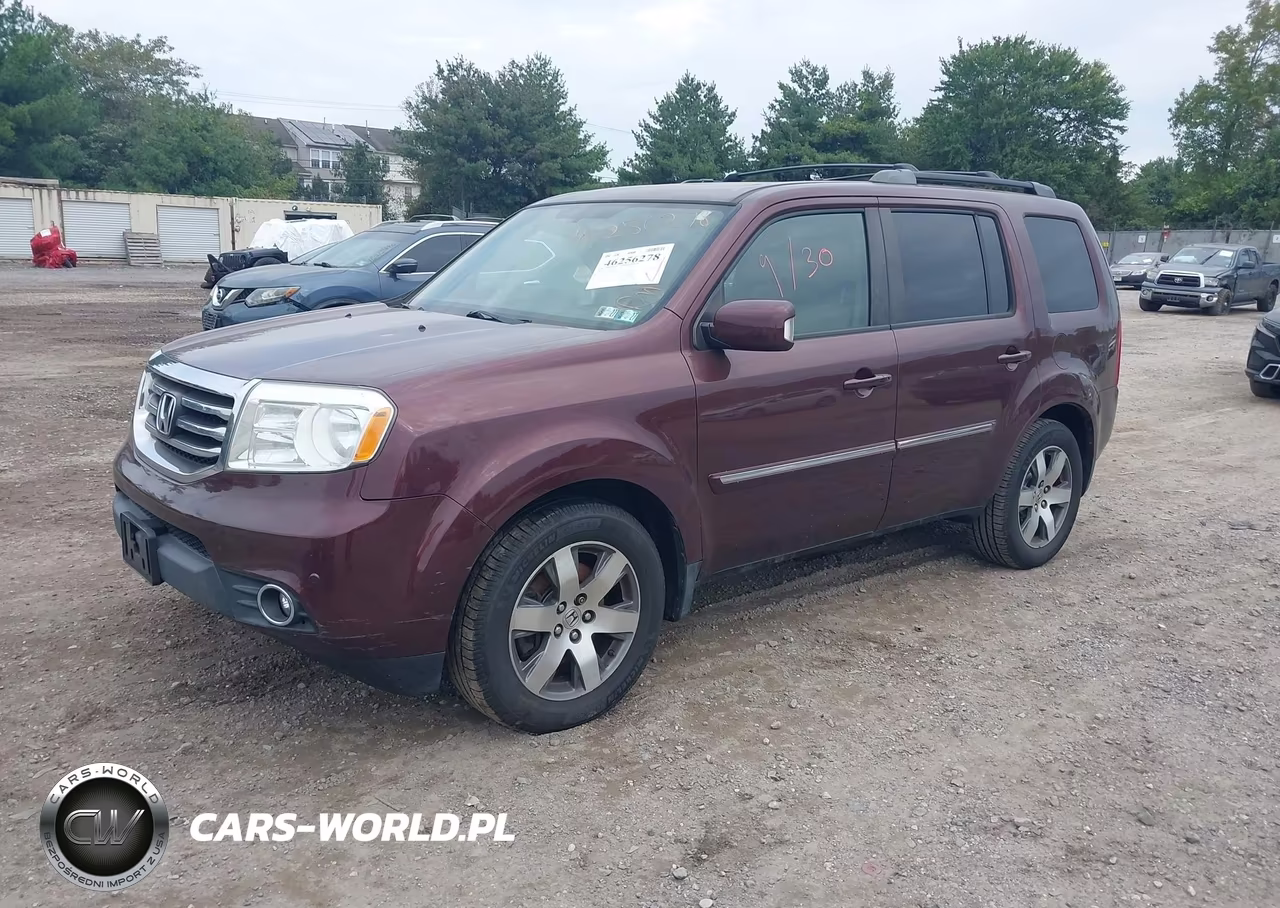 2013 Honda Pilot Touring VIN:5FNYF4H90DB037696 - 2