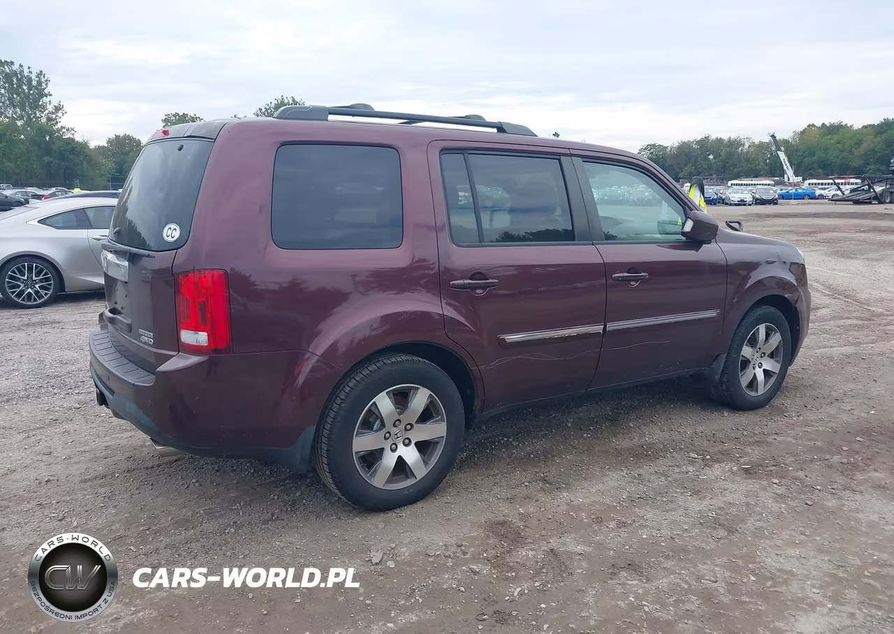2013 Honda Pilot Touring VIN:5FNYF4H90DB037696 - 4