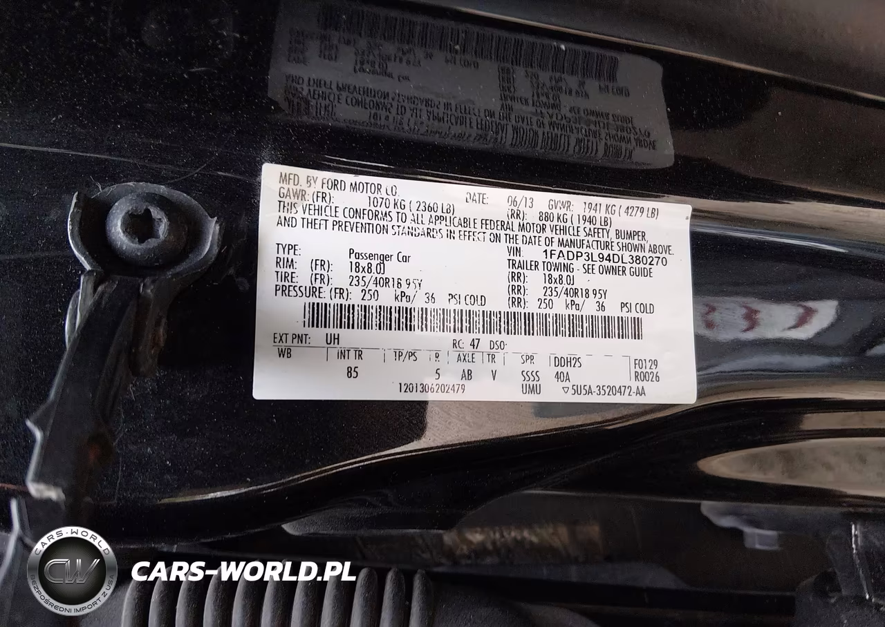 2013 Ford Focus St VIN:1FADP3L94DL380270 - 9