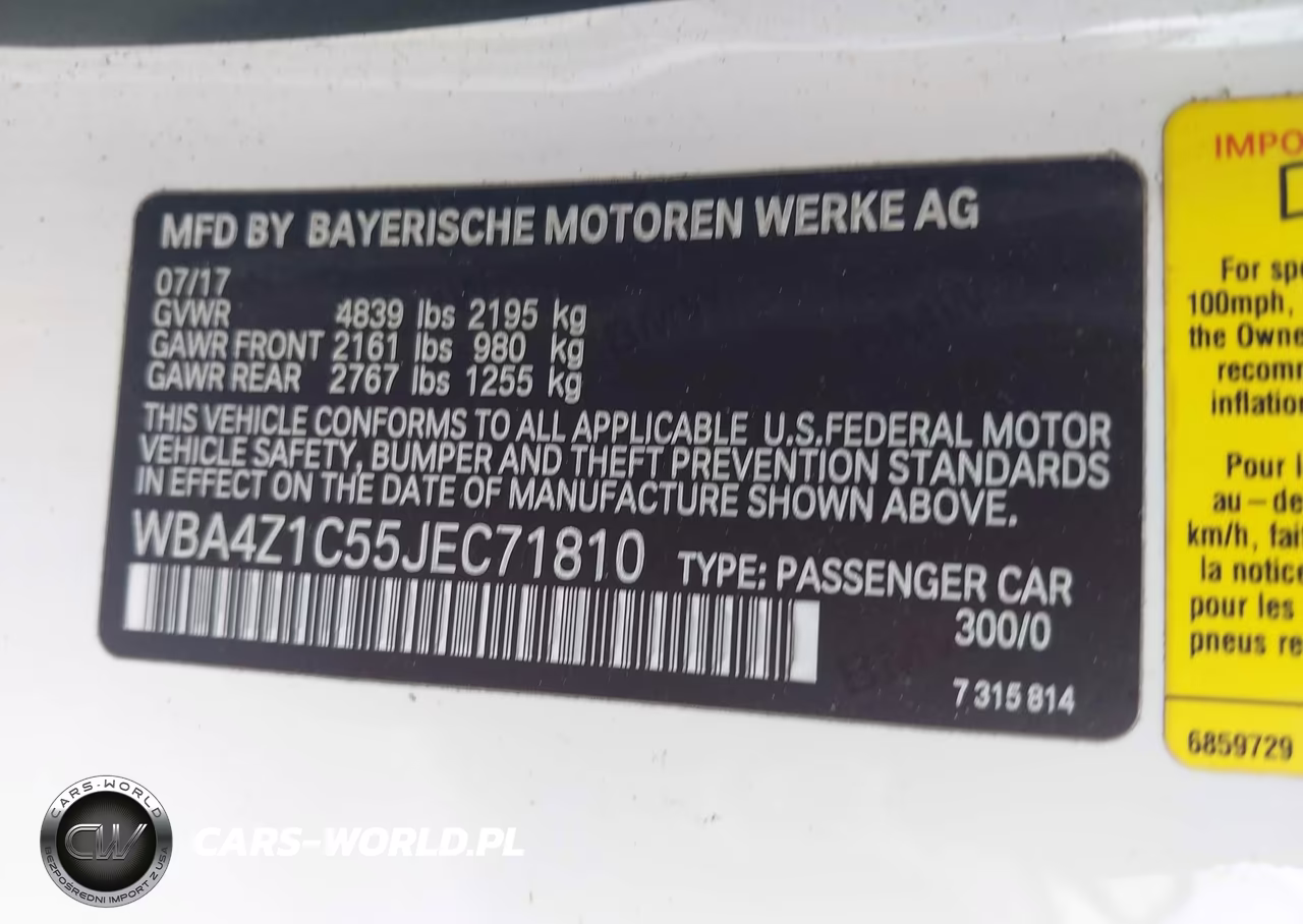 2018 BMW 430I VIN:WBA4Z1C55JEC71810 - 9