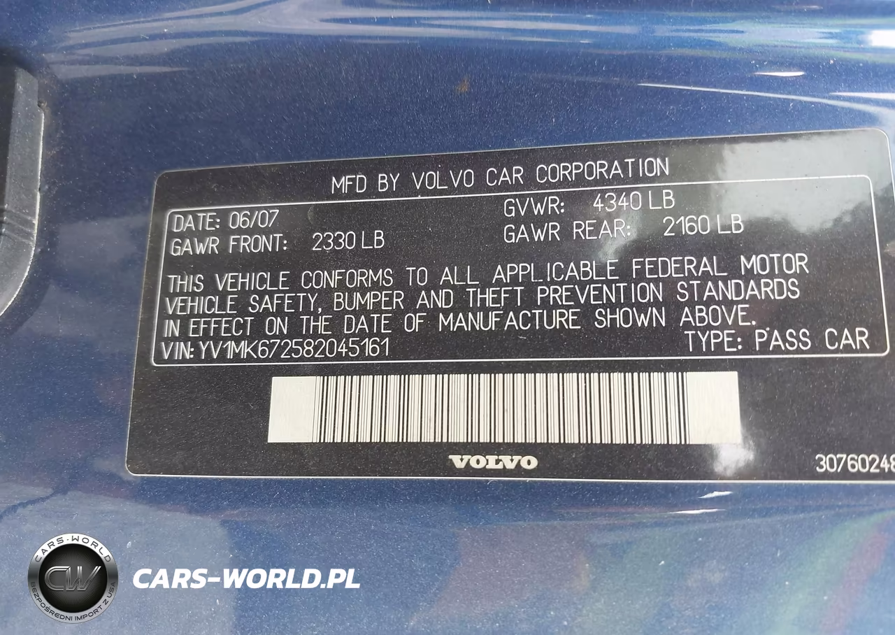 2008 Volvo C30 T5 R-Design-T5 Version 1.0-T5 Version 2.0 VIN:YV1MK672582045161 - 9