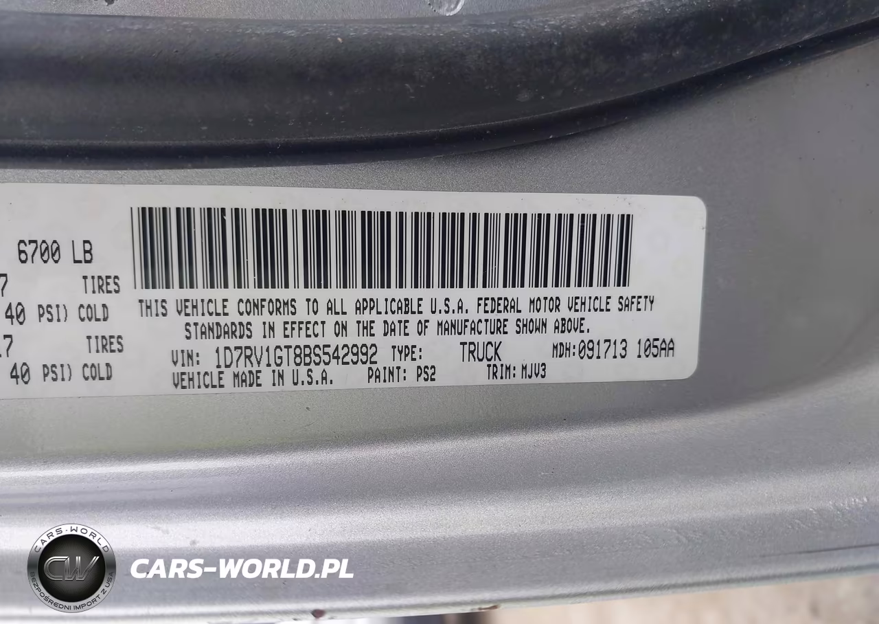 2011 Ram Ram 1500 Slt VIN:1D7RV1GT8BS542992 - 9