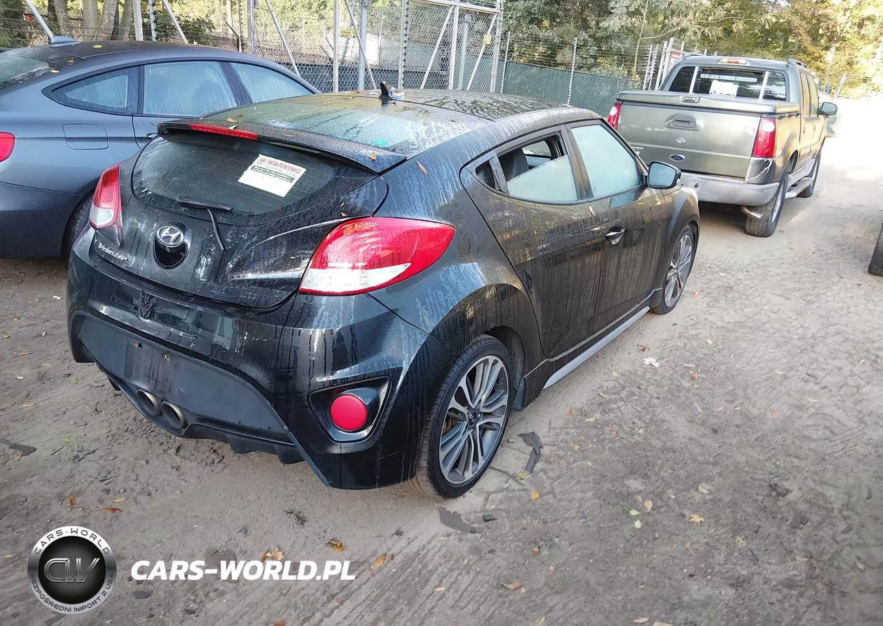2016 Hyundai Veloster Turbo VIN:KMHTC6AE1GU266918 - 4