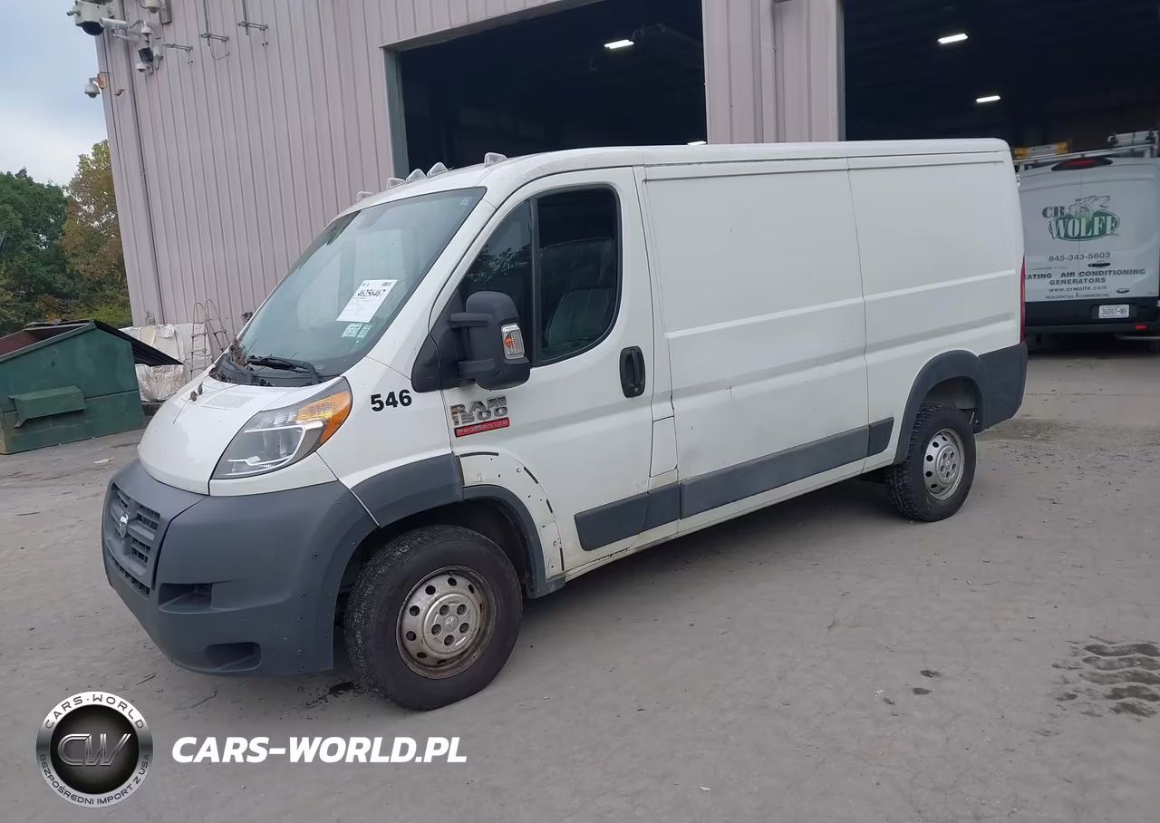 2017 Ram Promaster 1500 Low Roof 136 Wb VIN:3C6TRVAG1HE511870 - 2