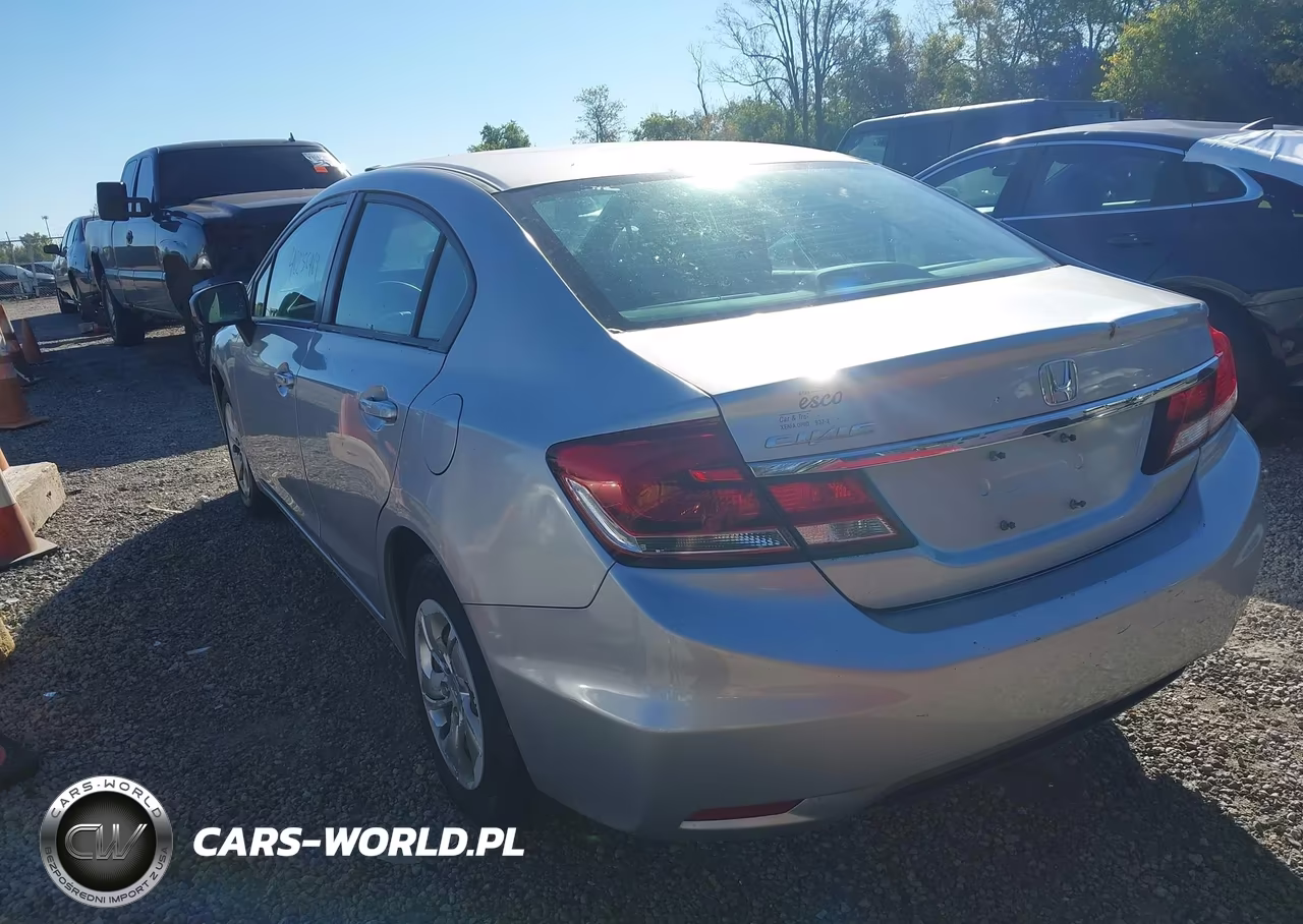 2014 Honda Civic Lx VIN:2HGFB2F54EH517146 - 3