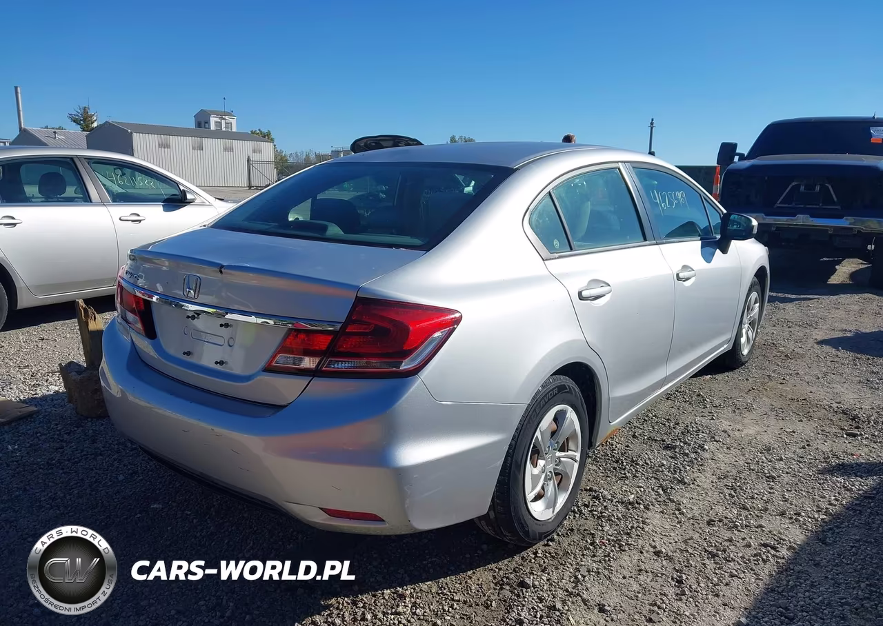 2014 Honda Civic Lx VIN:2HGFB2F54EH517146 - 4