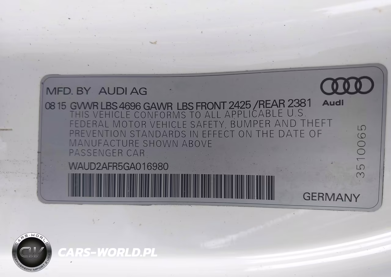 2016 Audi A5 2.0T Premium VIN:WAUD2AFR5GA016980 - 9