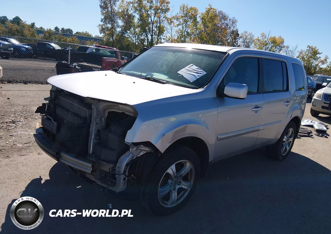 2013 Honda Pilot Ex-L VIN:5FNYF4H5XDB051182 - 2