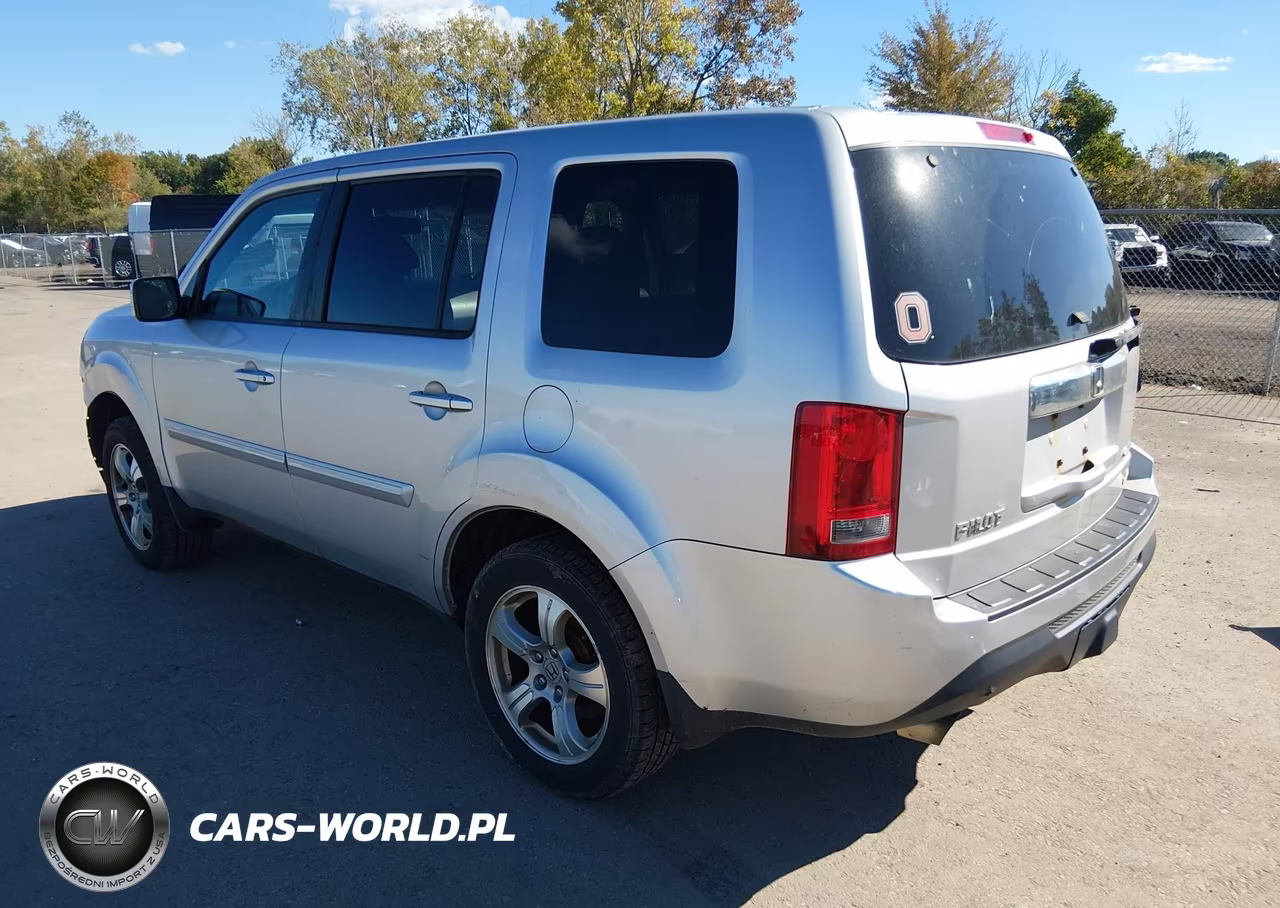 2013 Honda Pilot Ex-L VIN:5FNYF4H5XDB051182 - 3