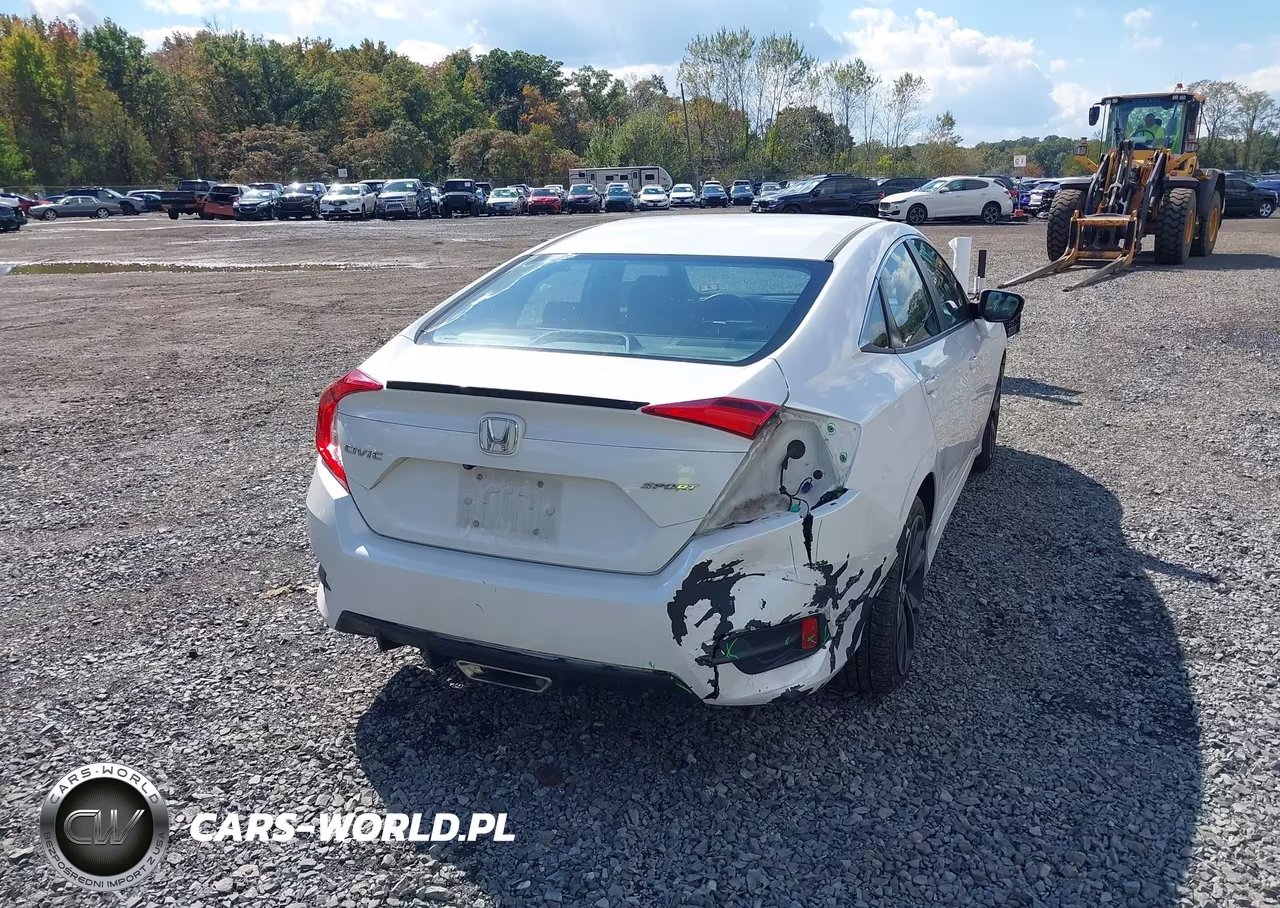 2019 Honda Civic Sport VIN:2HGFC2F86KH527051 - 18