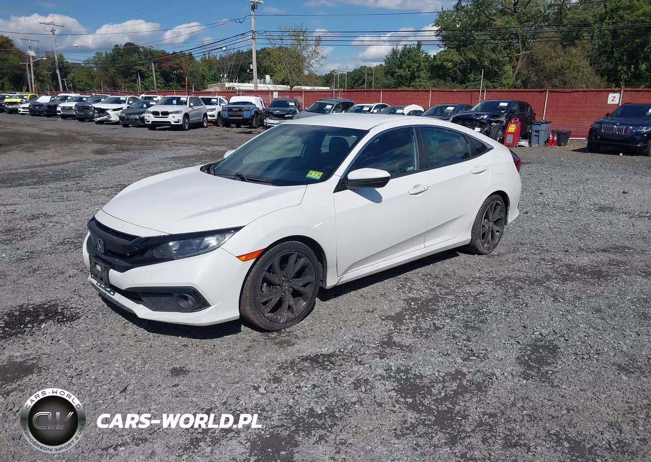 2019 Honda Civic Sport VIN:2HGFC2F86KH527051 - 2