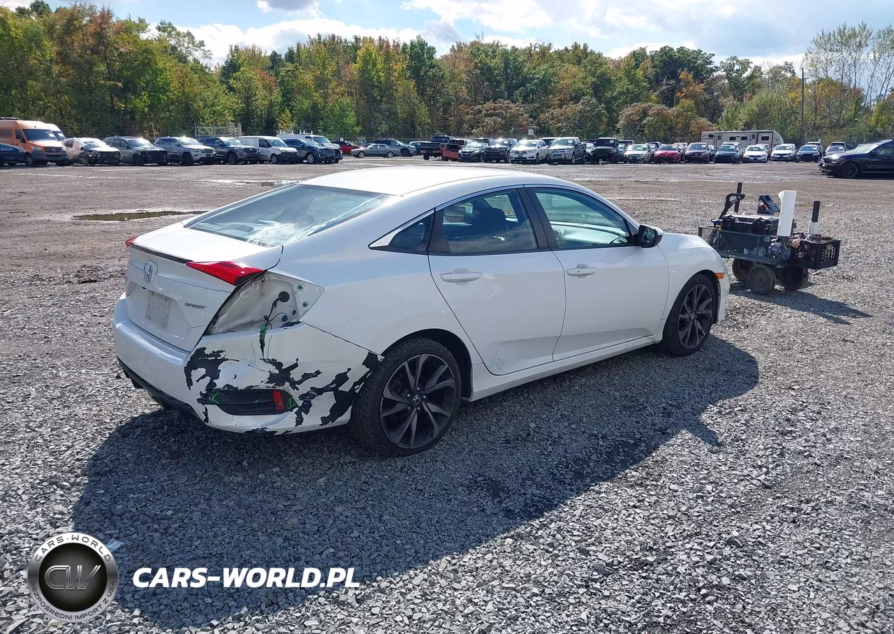 2019 Honda Civic Sport VIN:2HGFC2F86KH527051 - 4