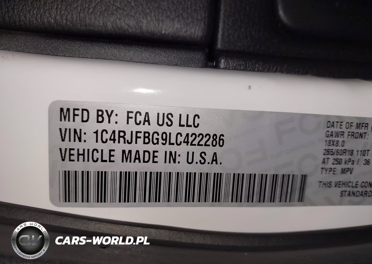 2020 Jeep Grand Cherokee Limited 4X4 VIN:1C4RJFBG9LC422286 - 9