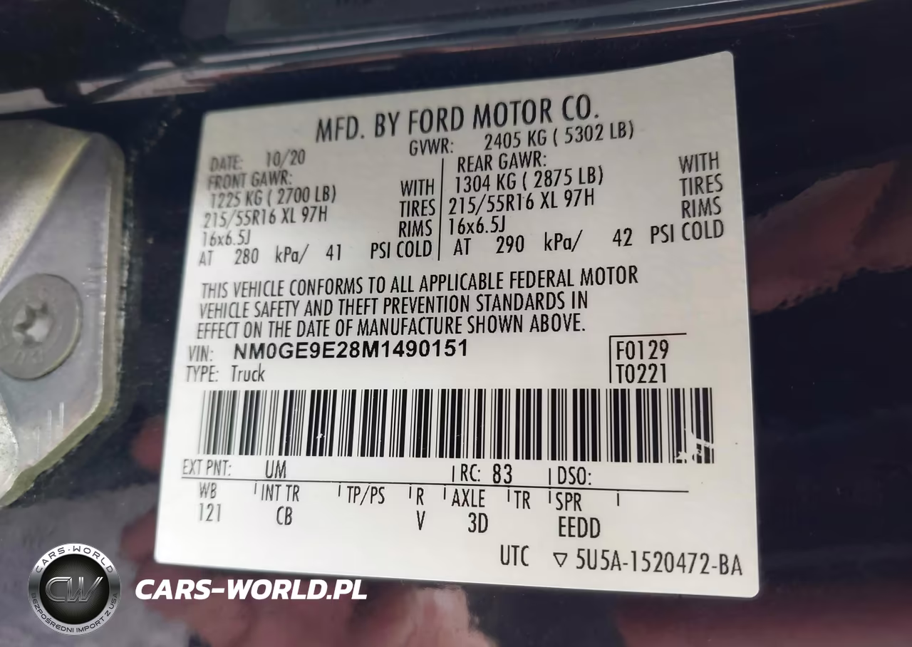 2021 Ford Transit Connect Xl VIN:NM0GE9E28M1490151 - 9